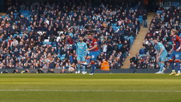 Pitchside: Zaha and Gallagher stun Man City